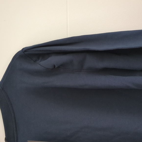 DRIFTWOOD Navy Blue Sweatshirt Floral Embroidery Henley Pullover Sz 2X - Picture 8 of 8